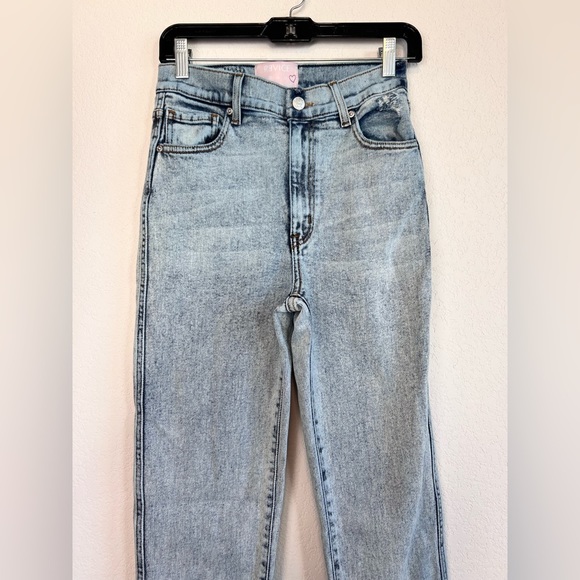 Revice High Rise Acid Wash Lightly Distressed  Slim Skinny Jeans Size 28 - Picture 2 of 11